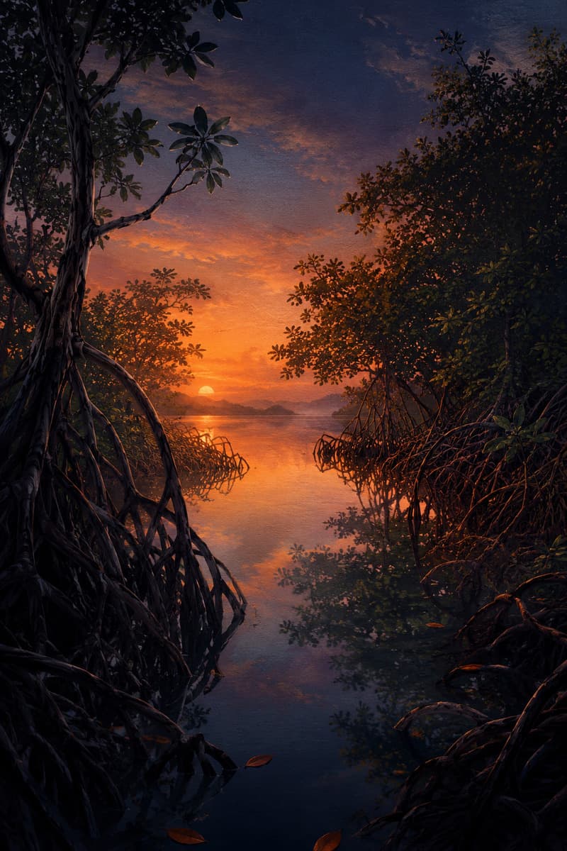 Vers la Mangrove